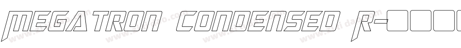 Megatron Condensed R字体转换
